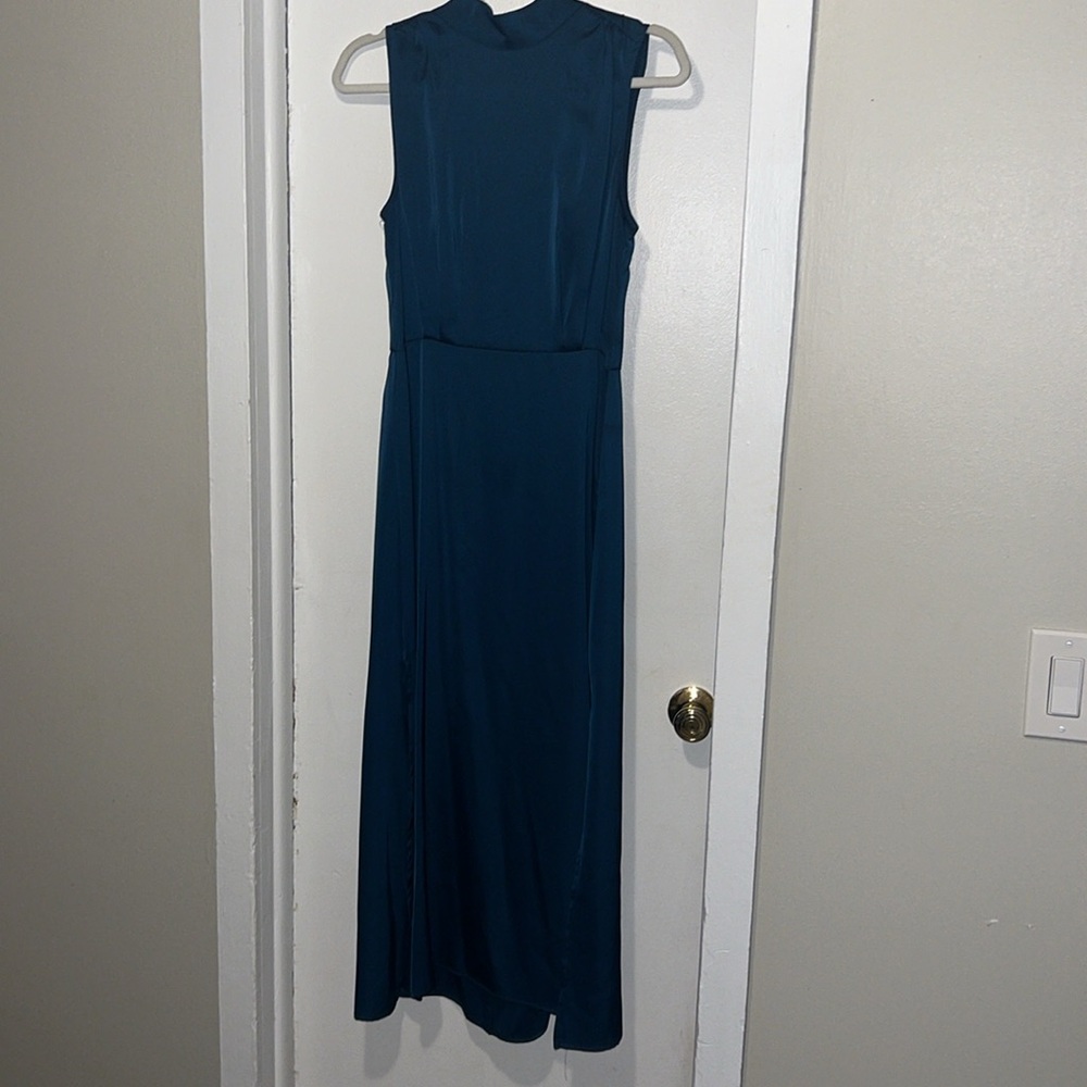 Women’s Midi Satin Dress - Picture 5 of 6